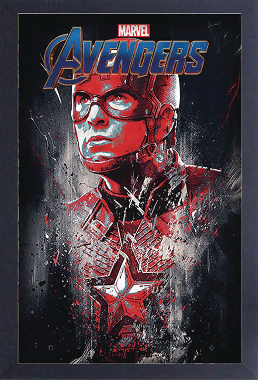 Avengers Endgame 11x17 Framed Gel Print - Captain America