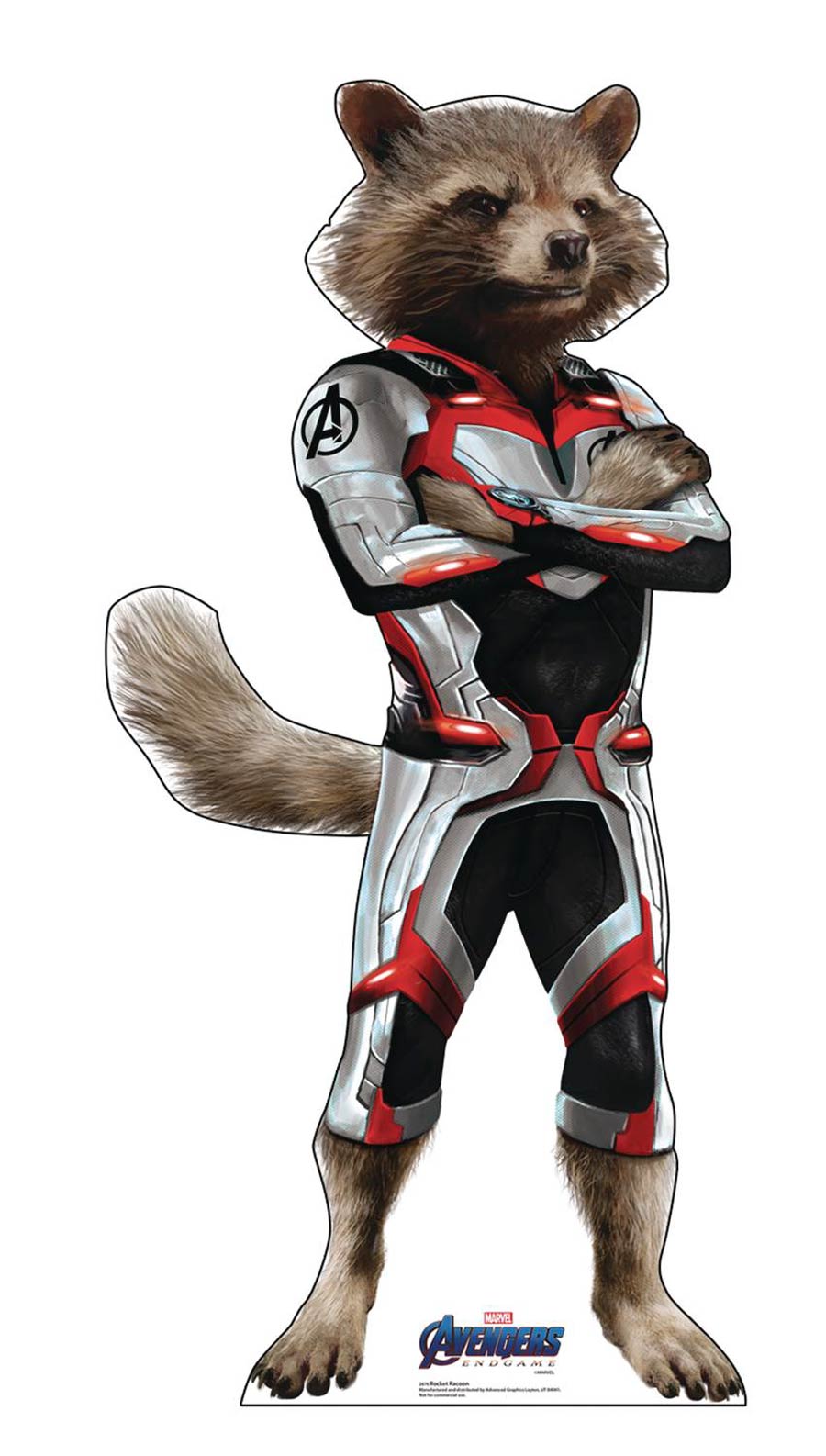 Avengers Endgame Life-Size Stand-Up - Rocket Raccoon