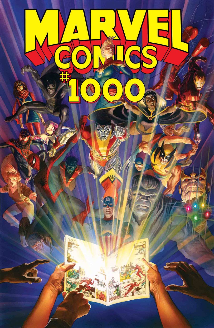 Marvel Comics #1000 By Alex Ross Poster