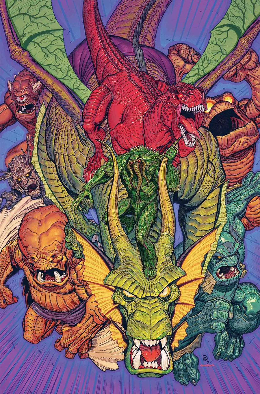 Marvel Monsters #1 By Nick Bradshaw Poster