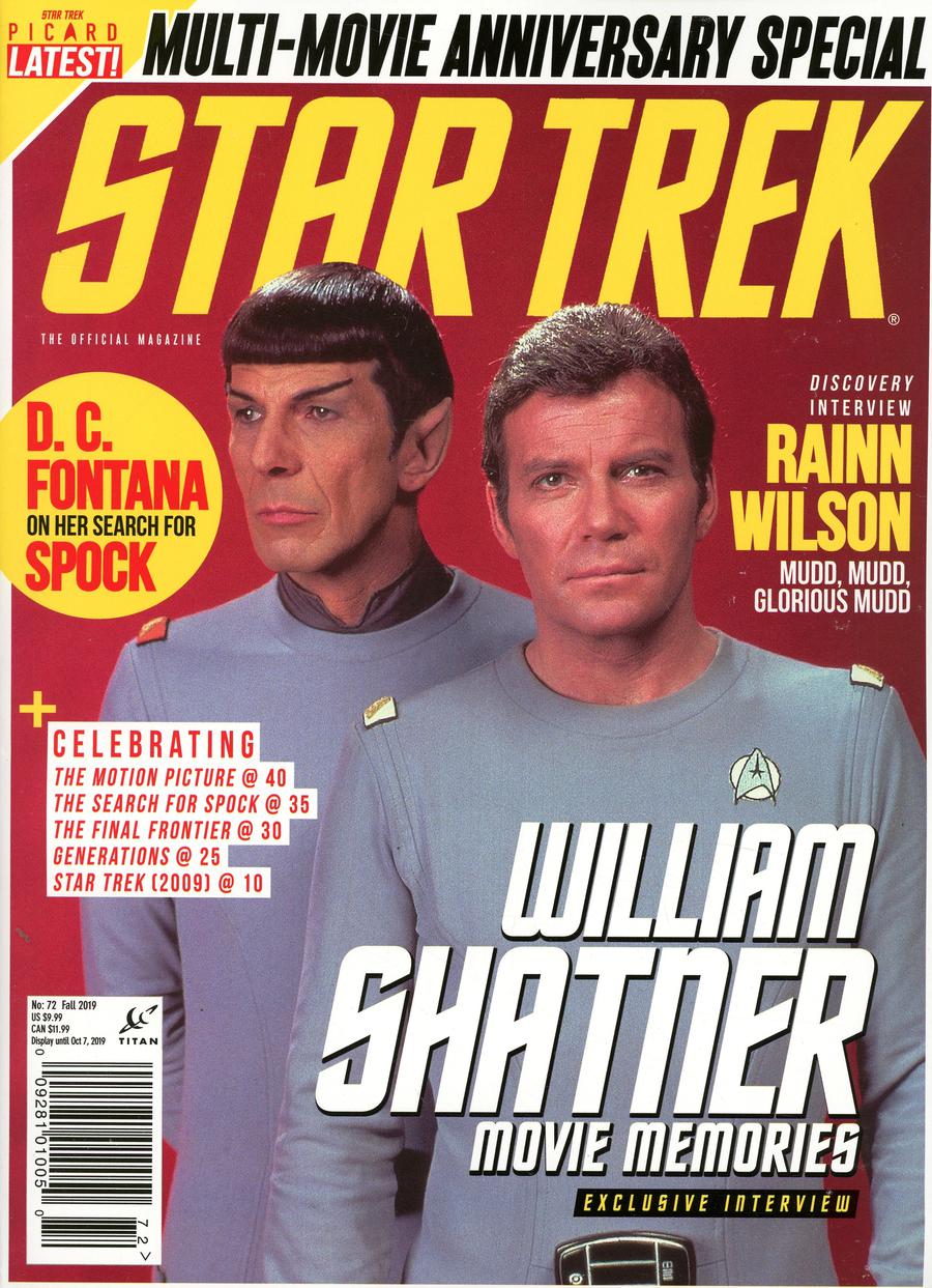 Star Trek Magazine #72 Fall 2019 Newsstand Edition