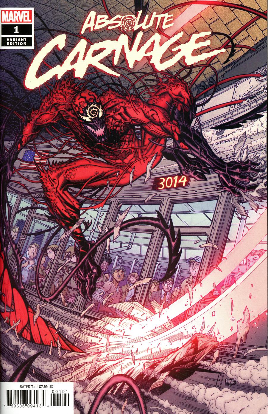 Absolute Carnage #1 Cover K Incentive Nick Bradshaw Variant Cover