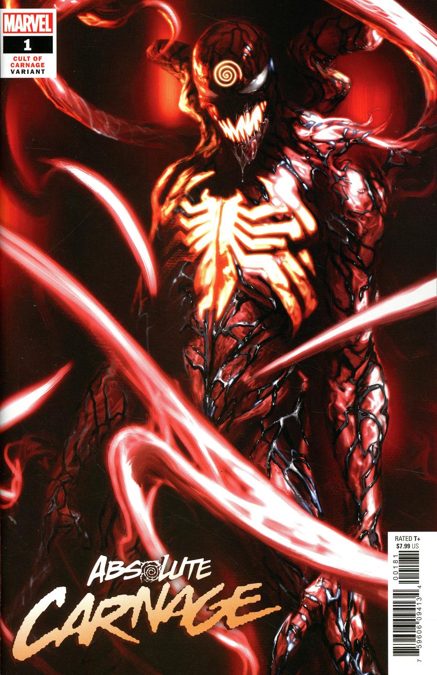 Absolute Carnage #1 Cover J Incentive Gabriele Dell Otto Cult Of Carnage Variant Cover