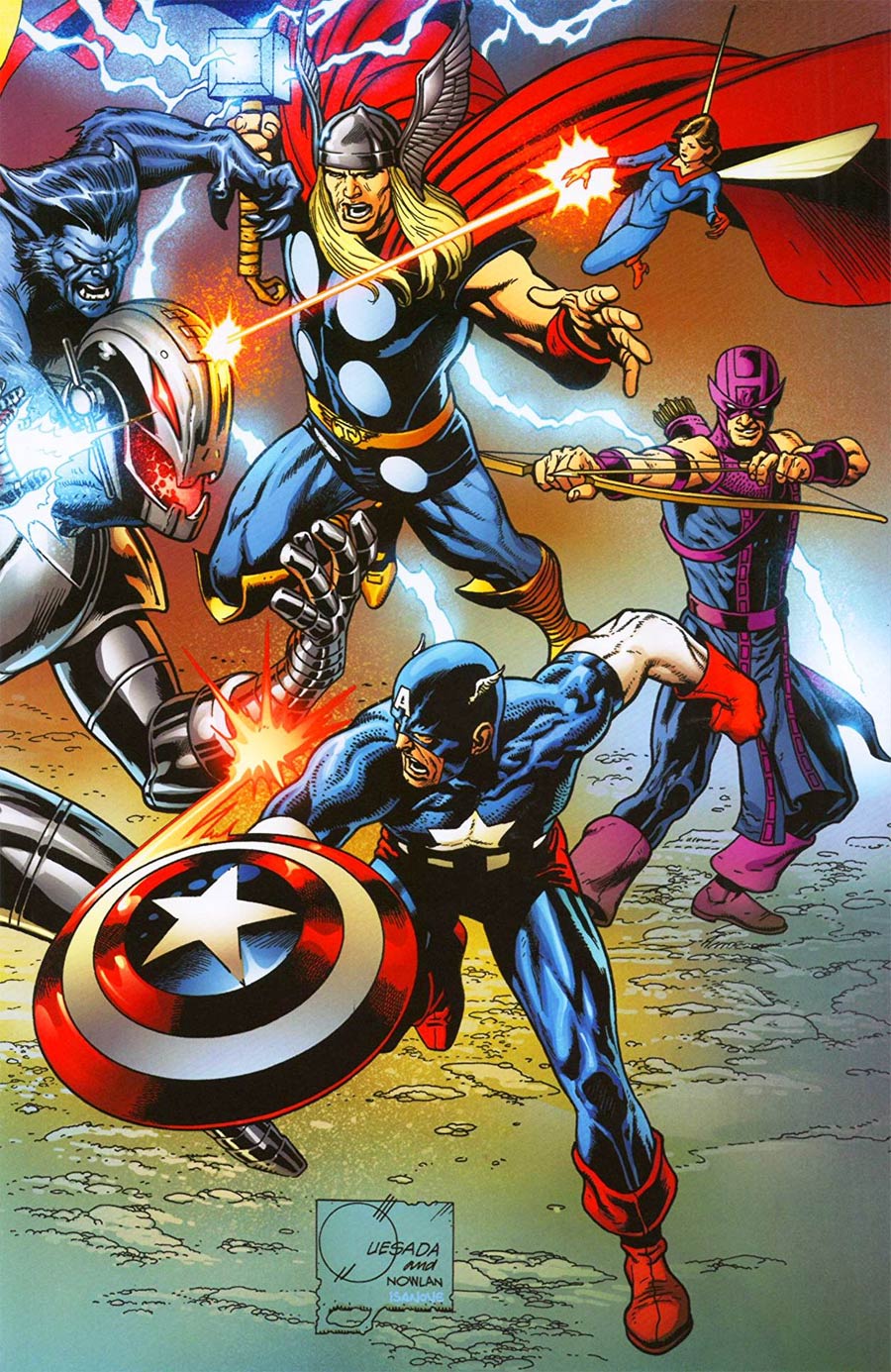 Marvel Comics #1000 Cover Q Variant Joe Quesada Wraparound Cover