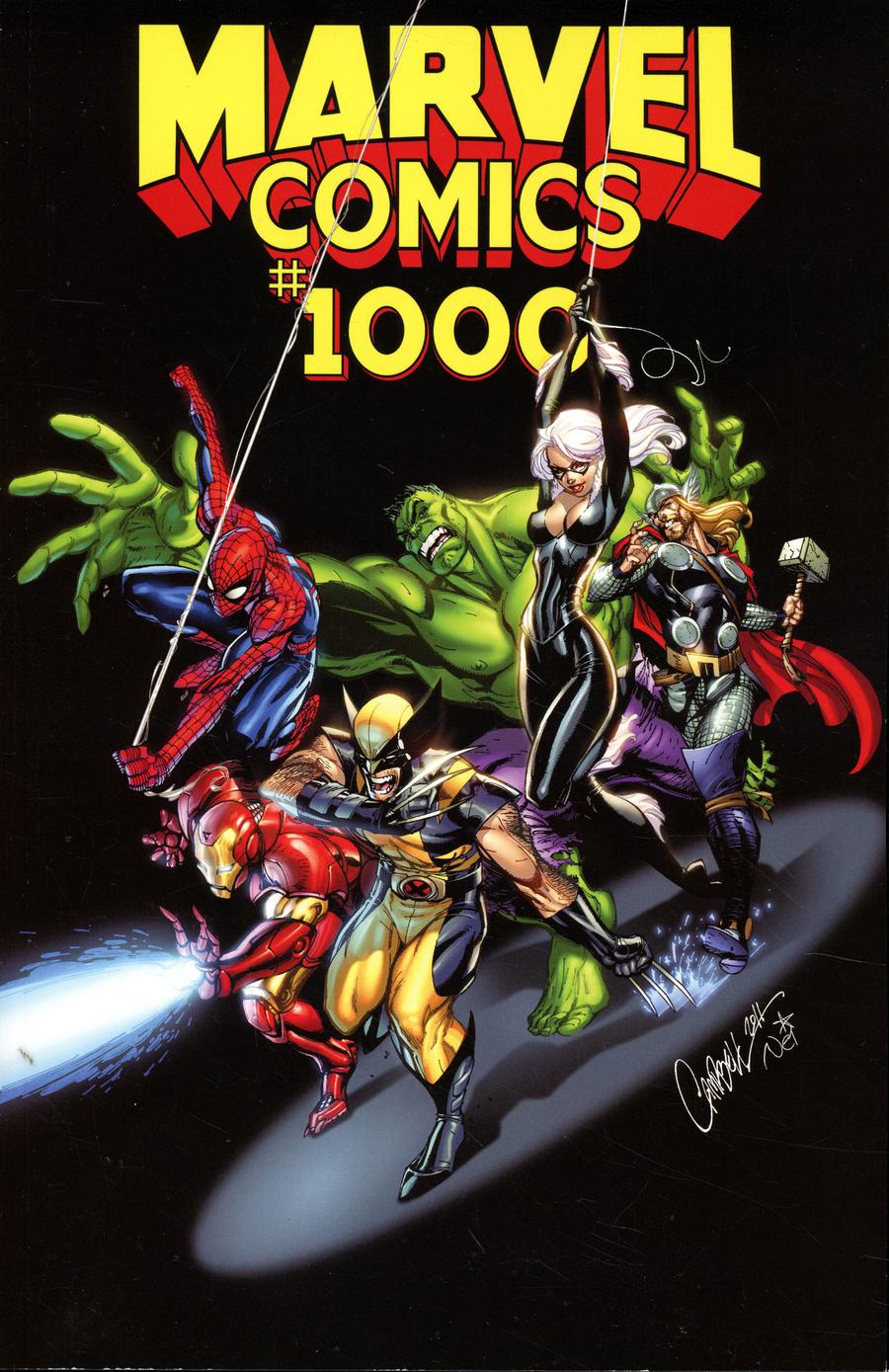Marvel Comics #1000 Cover P Variant J Scott Campbell Cover