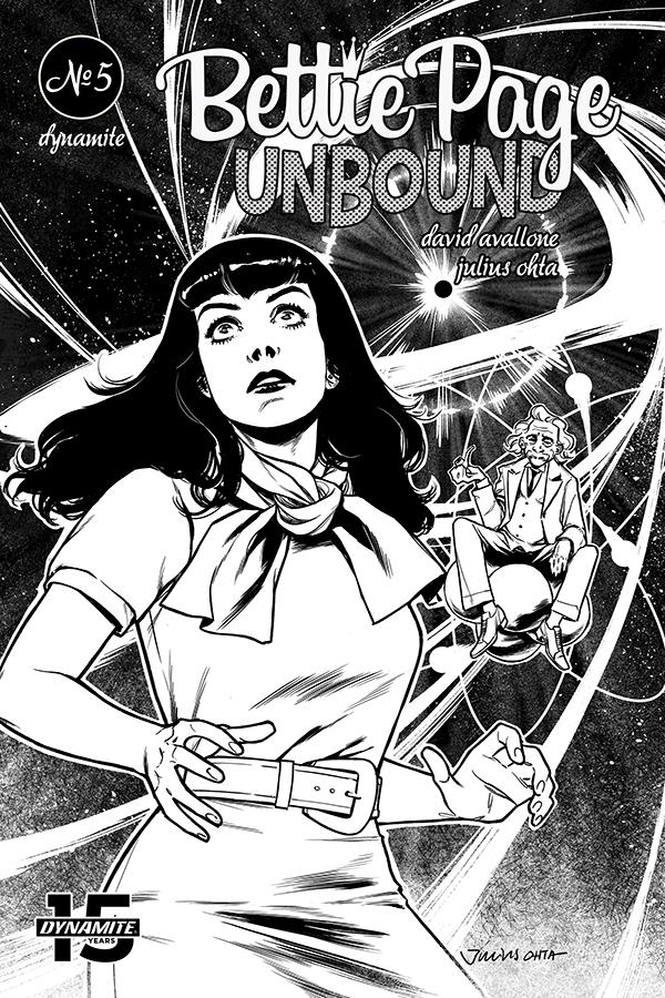 Bettie Page Unbound #5 Cover M Incentive Julius Ohta Black & White Cover