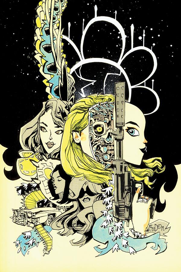 Charlies Angels vs The Bionic Woman #2 Cover E Incentive Jim Mahfood Virgin Cover