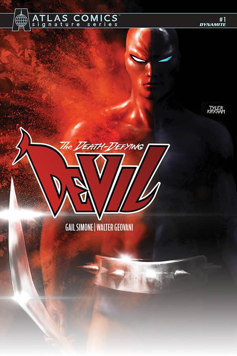 Death-Defying Devil Vol 2 #1 Cover K Atlas Comics Signature Series Signed By Gail Simone