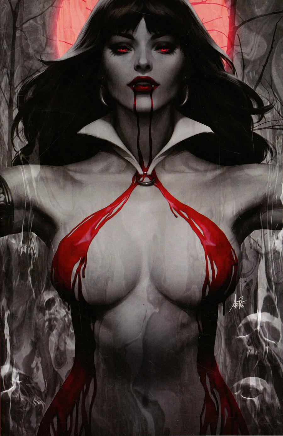 Vampirella Vol 8 #2 Cover P Rare Stanley Artgerm Lau Blood Moon Cover