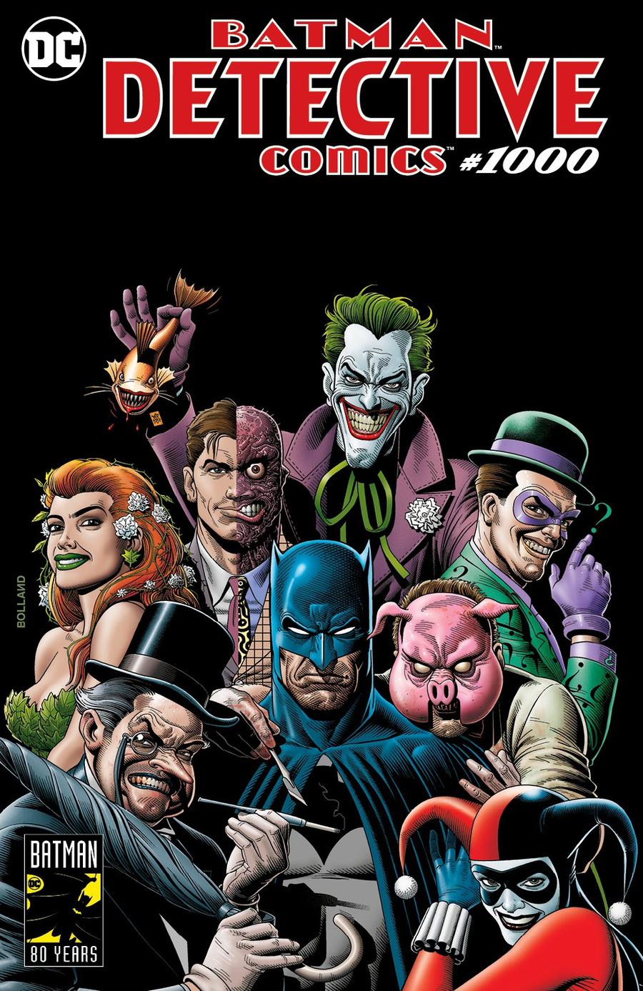 Detective Comics Vol 2 #1000 Cover Z-R DF Jetpack Comics Forbidden Planet Exclusive Brian Bolland Color Variant Cover