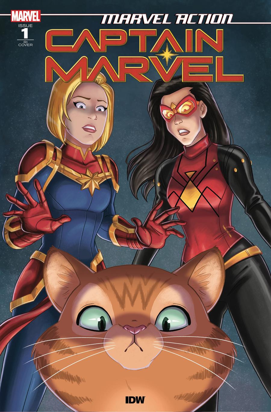 Marvel Action Captain Marvel #1 Cover B Incentive Brianna Garcia Variant Cover