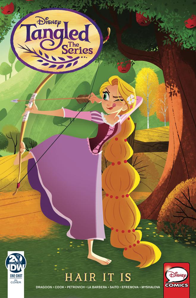 Tangled The Series Hair It Is Cover B Incentive Eduard Petrovich & Rosa La Barbera Variant Cover