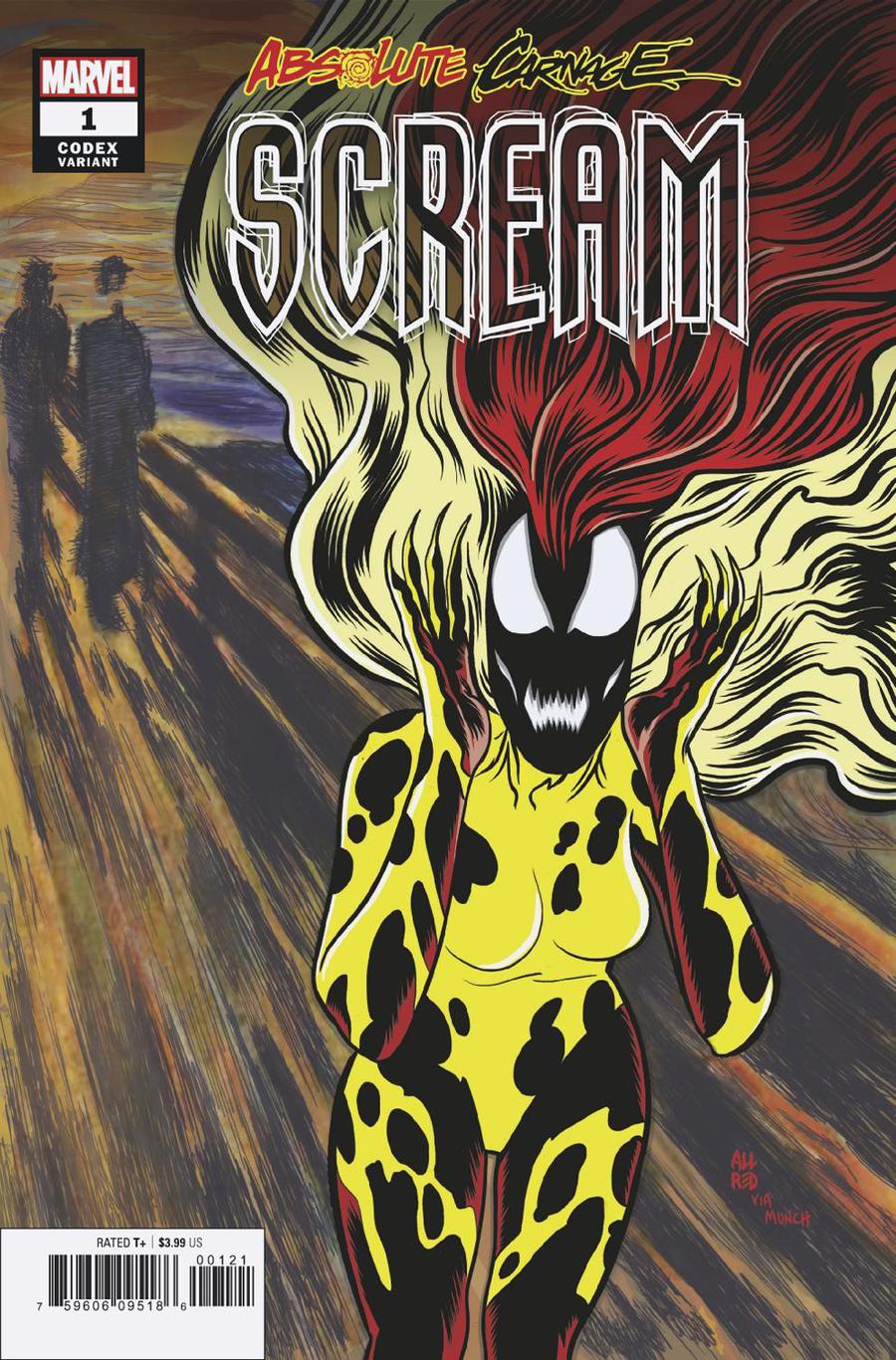Absolute Carnage Scream #1 Cover D Incentive Mike Allred Codex Variant Cover