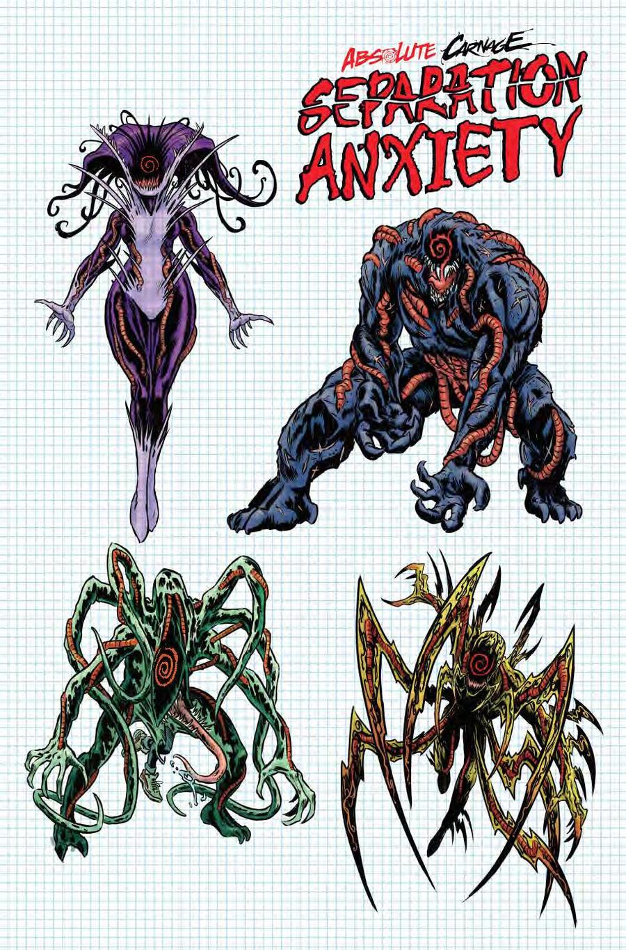 Absolute Carnage Separation Anxiety #1 Cover B Incentive Brian Level Design Variant Cover