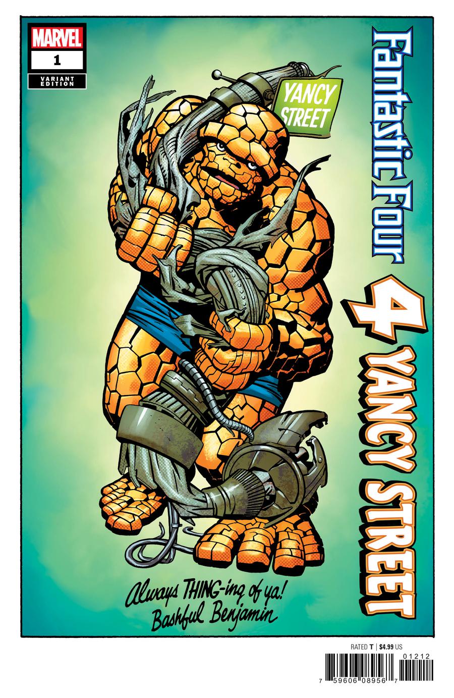 Fantastic Four 4 Yancy Street #1 Cover D Incentive Jack Kirby Hidden Gem Variant Cover