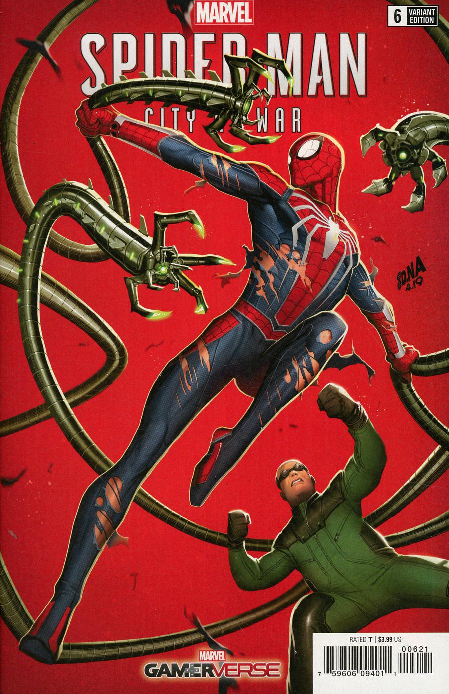 Marvels Spider-Man City At War #6 Cover C Incentive David Nakayama Variant Cover