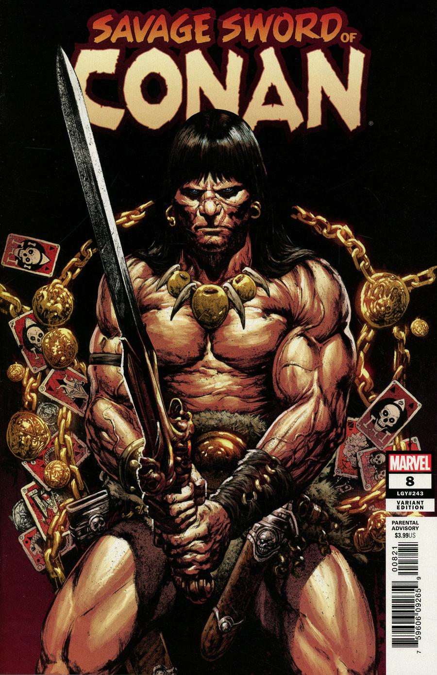 Savage Sword Of Conan #8 Cover B Incentive Leonardo Manco Variant Cover
