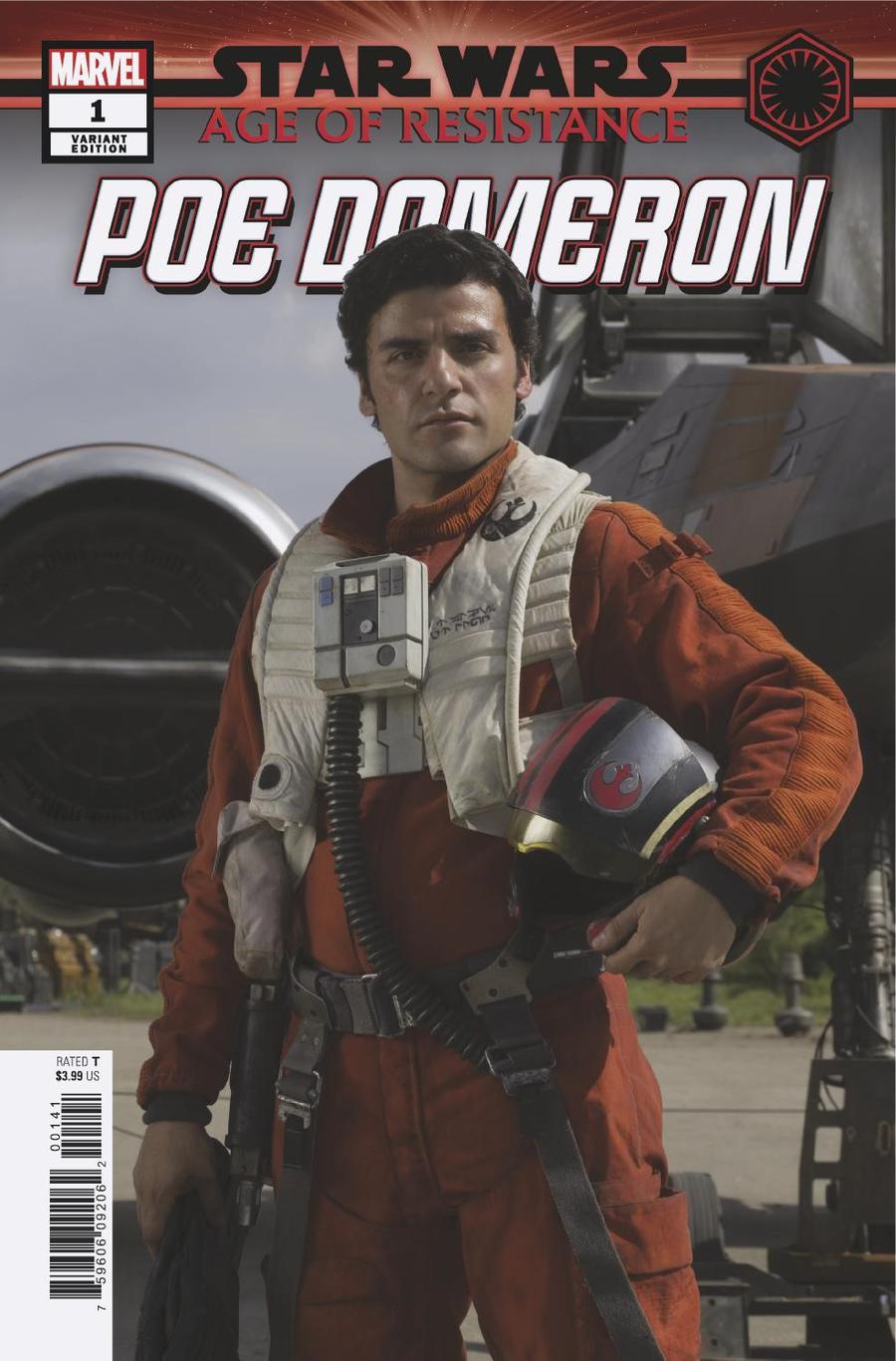 Star Wars Age Of Resistance Poe Dameron #1 Cover E Incentive Movie Variant Cover