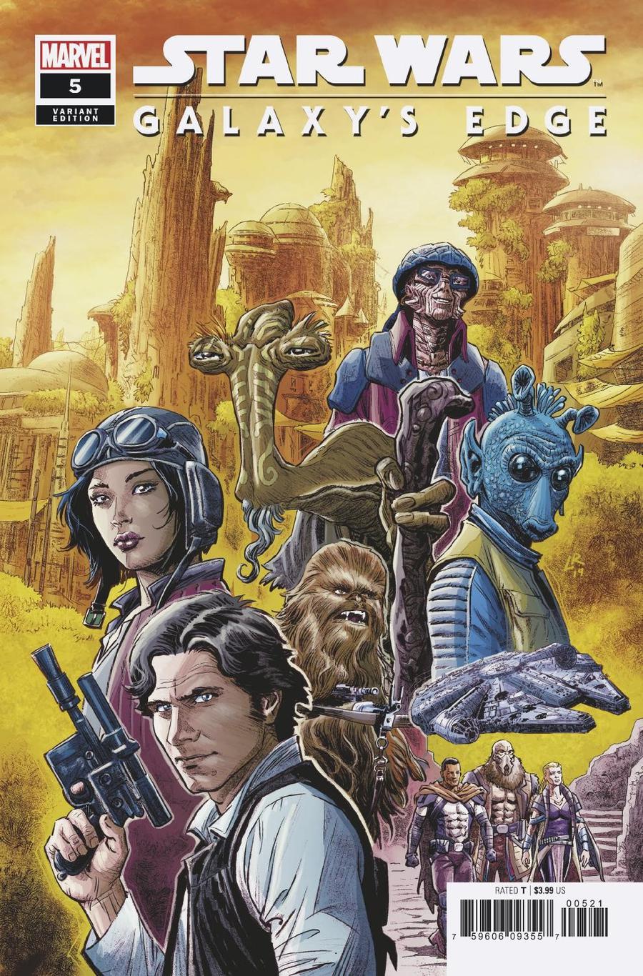 Star Wars Galaxys Edge #5 Cover B Incentive Luke Ross Variant Cover