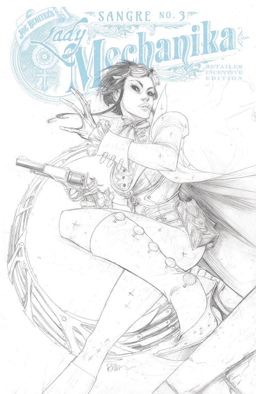 Lady Mechanika Sangre #3 Cover C Incentive Joe Benitez Variant Cover