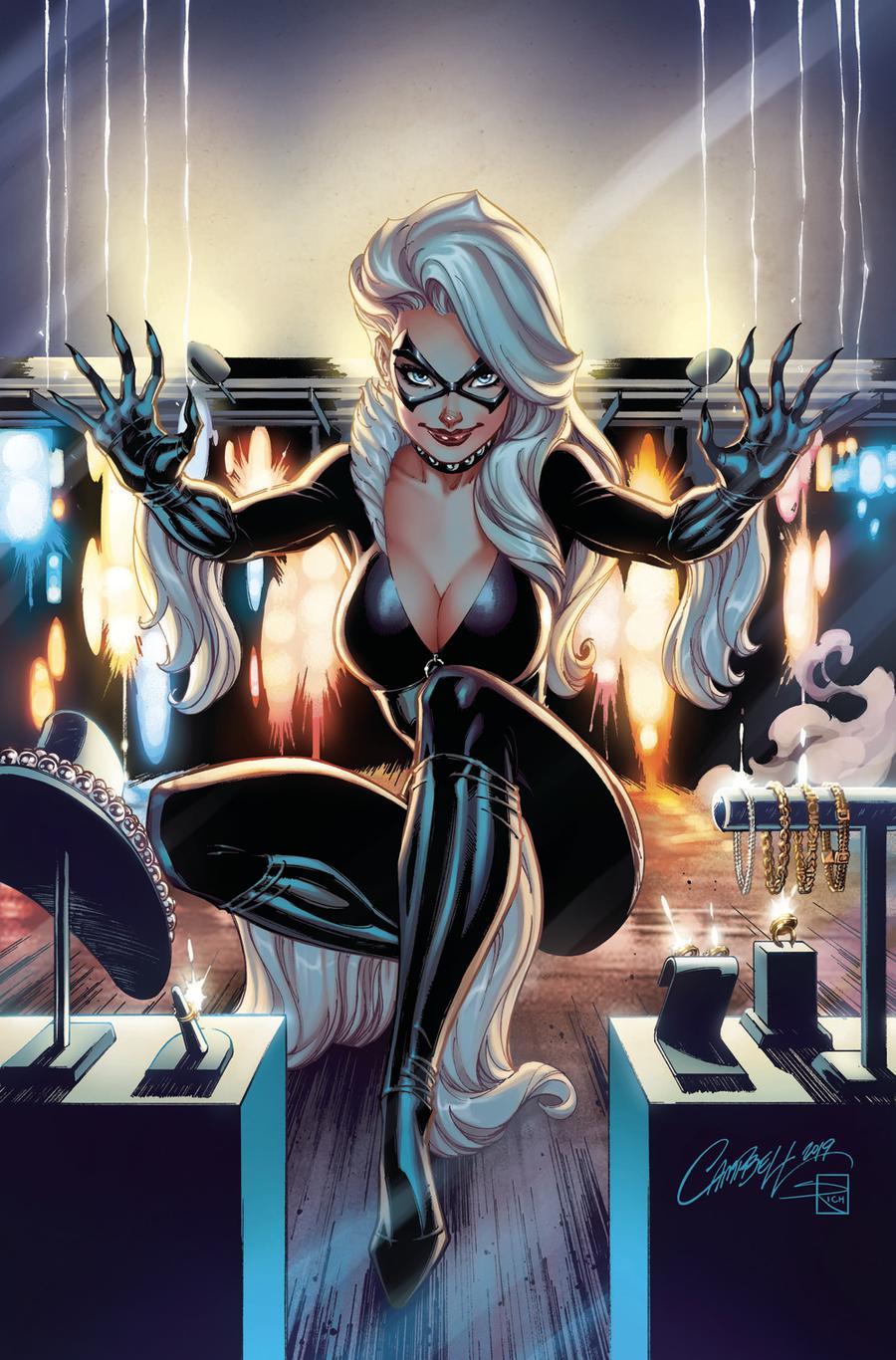 Black Cat #1 Cover K Incentive J Scott Campbell Virgin Cover