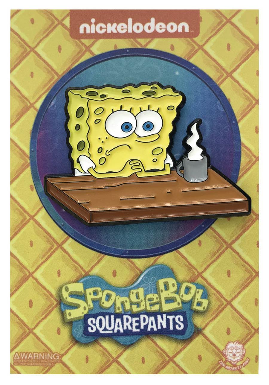 SpongeBob SquarePants Enamel Pin - Existential Crisis