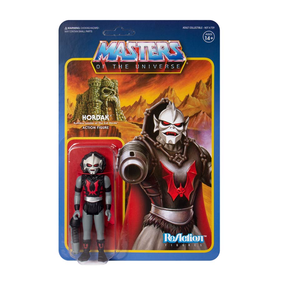 Masters Of The Universe ReAction Figure - Hordak (Greyscale)