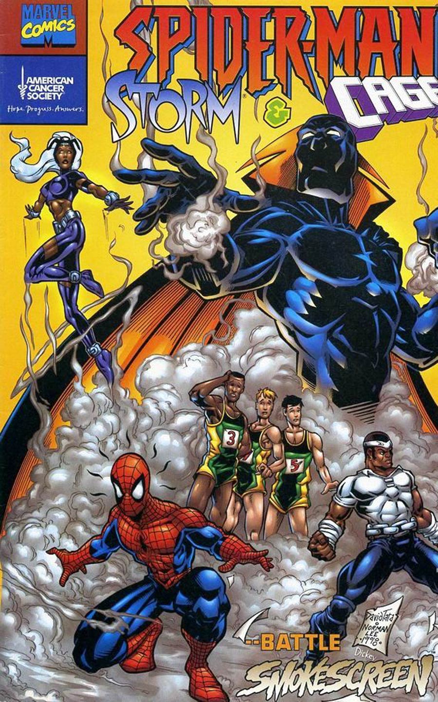 Spider-Man Storm And Powerman American Cancer Society Giveaway 2000 Edition
