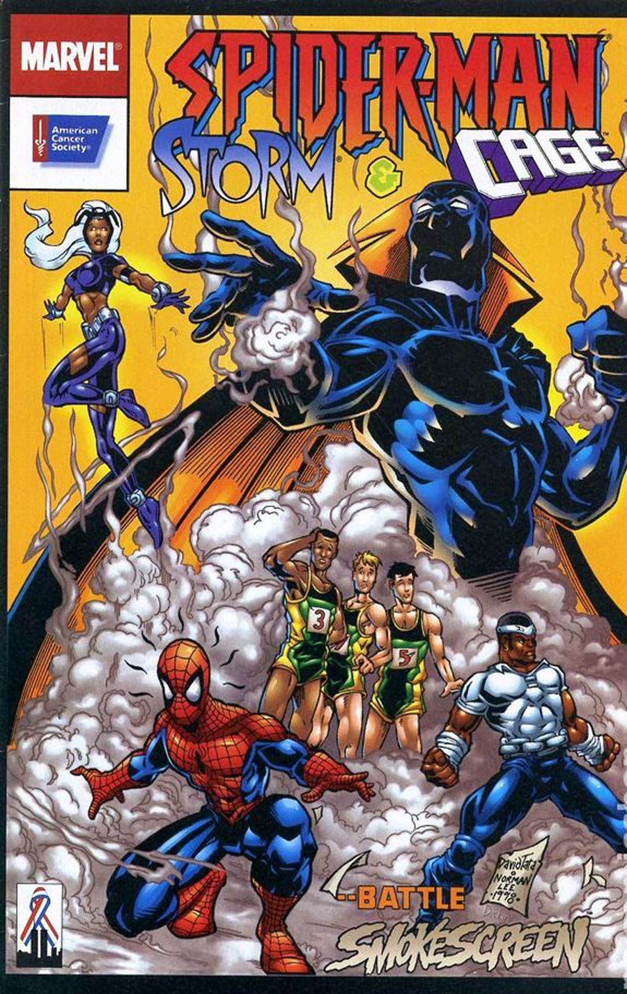 Spider-Man Storm And Powerman American Cancer Society Giveaway 2002 Edition