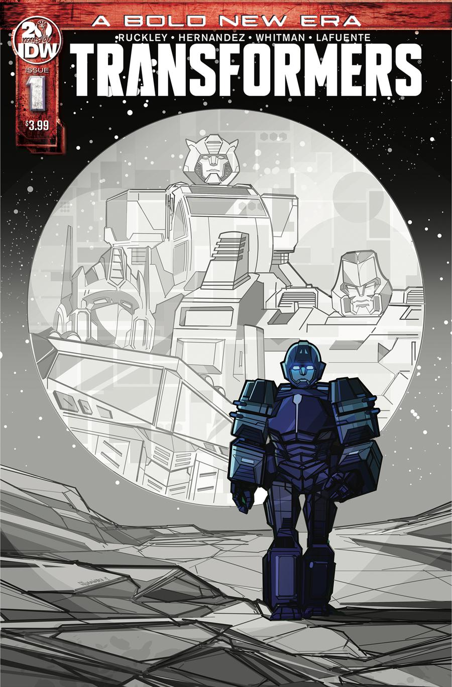 Transformers Vol 4 #1 Cover F 2nd Ptg Variant Gabriel Rodriguez Cover