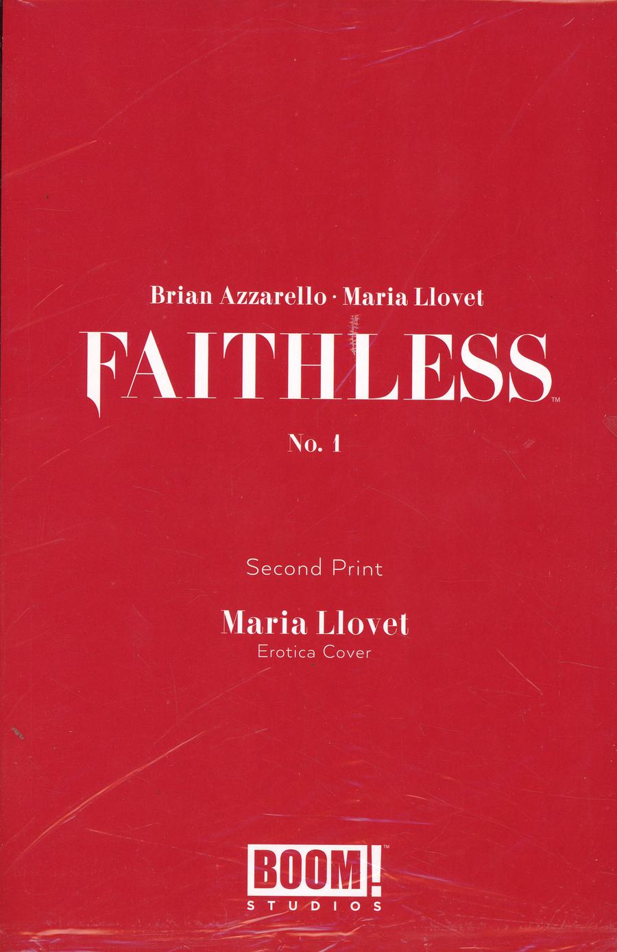 Faithless #1 Cover G 2nd Ptg Variant Maria Llovet Erotica Cover Without Polybag