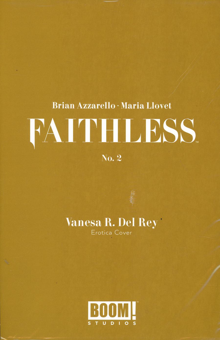 Faithless #2 Cover D Variant Vanesa R Del Rey Erotica Cover Without Polybag