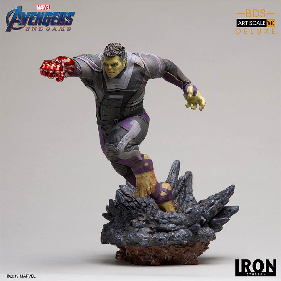 Avengers Endgame Hulk Deluxe 1/10 Scale Battle Diorama Art Scale Statue