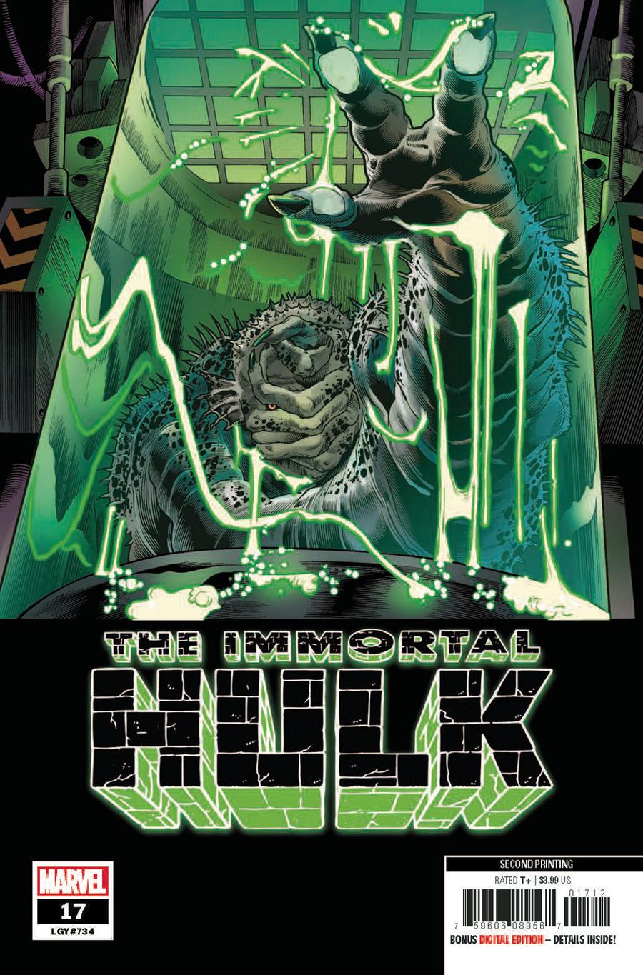 Immortal Hulk #17 Cover C 2nd Ptg Variant Joe Bennett Cover