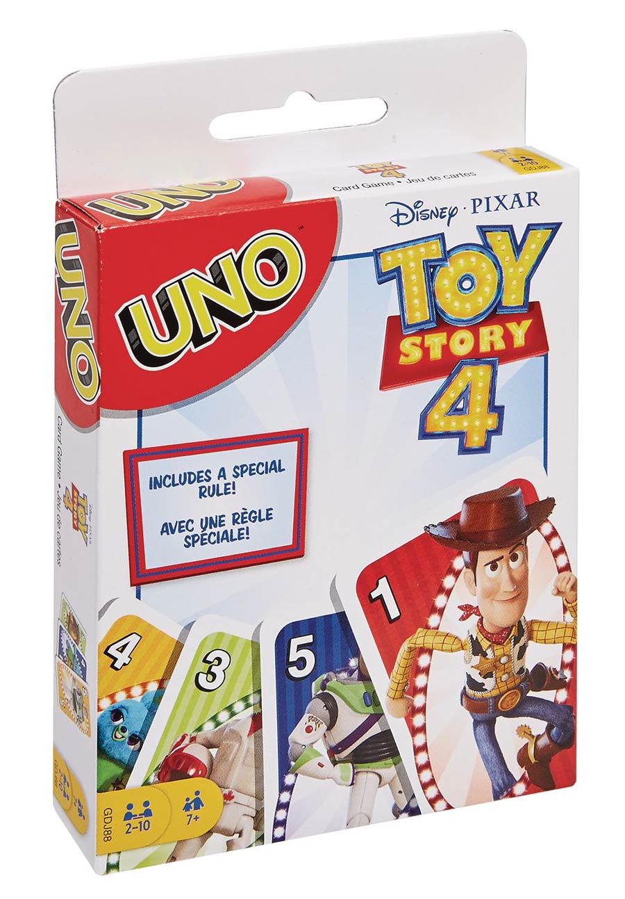 UNO Toy Story 4 Card Game Case