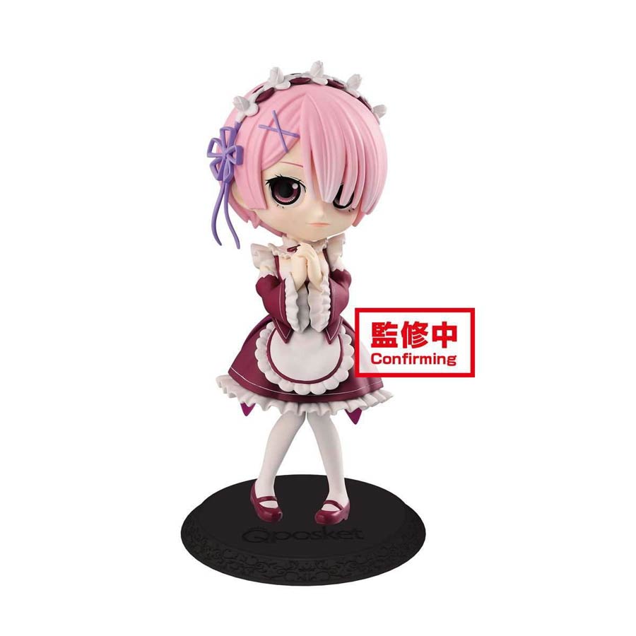 Re:Zero - Starting Life in Another World Q Posket Figure - Ram Version 2