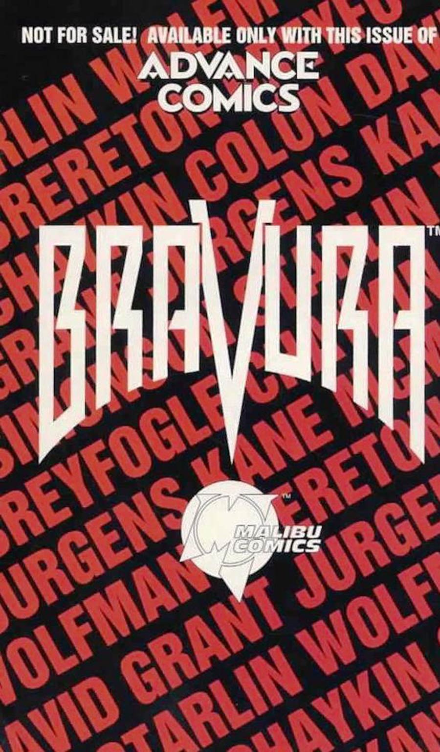 Bravura Preview Book 1994 Cover A Regular Cover