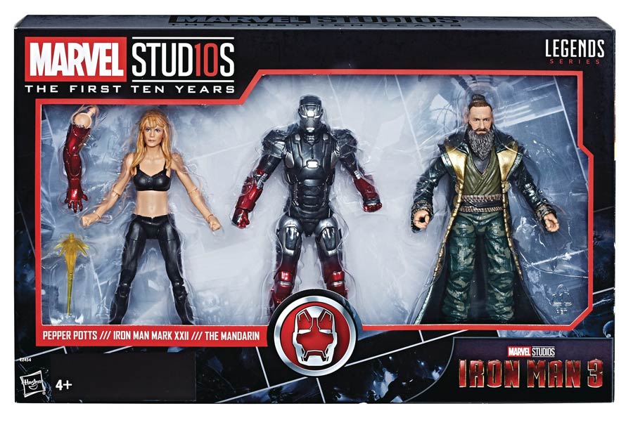 Marvel Studios Iron Man 3 10th Anniversary Action Figure Set