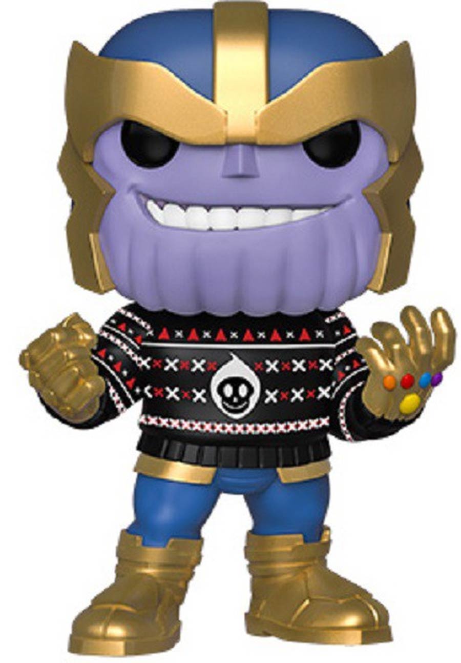 POP Marvel Holiday Thanos Vinyl Bobble Head