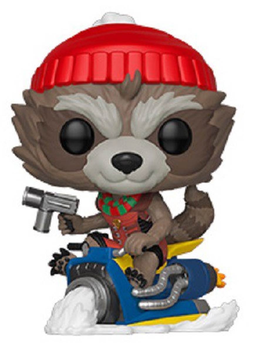 POP Marvel Holiday Rocket Raccoon Vinyl Bobble Head