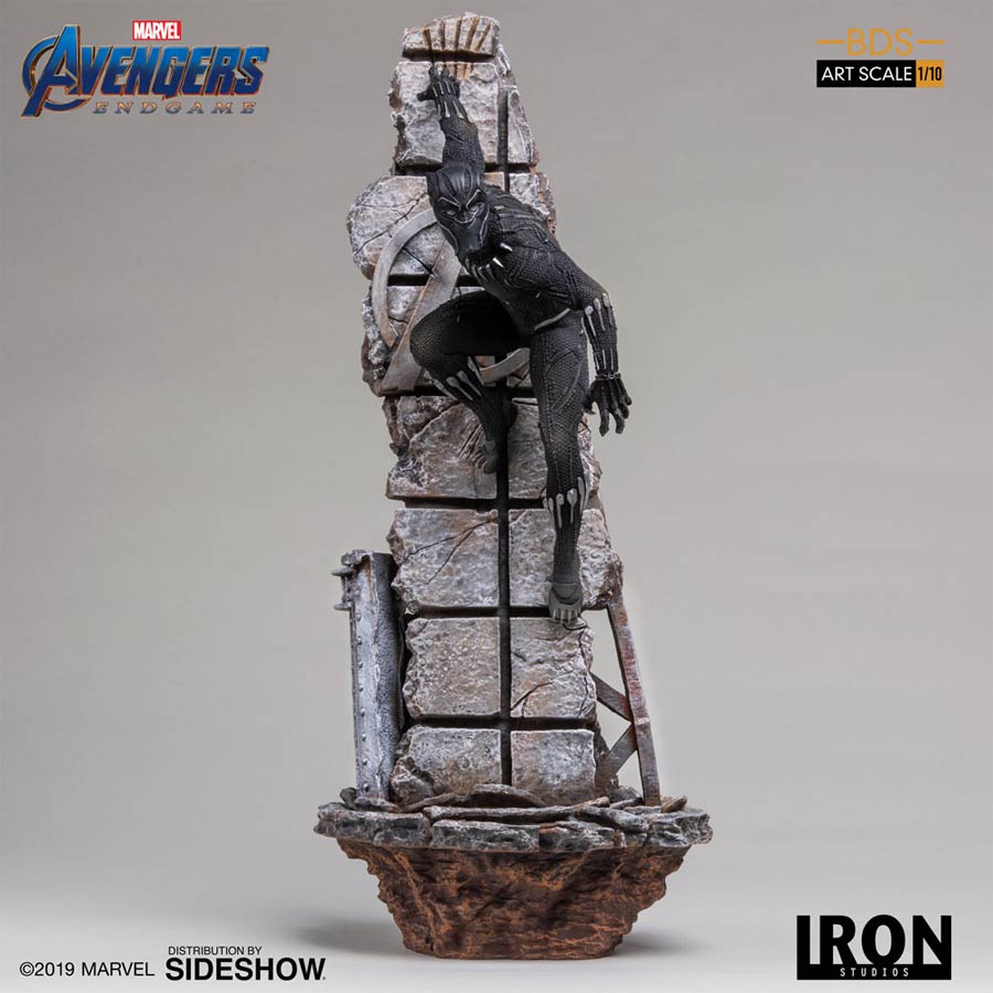 Avengers Endgame Black Panther 1/10 Scale Battle Diorama Art Scale Statue