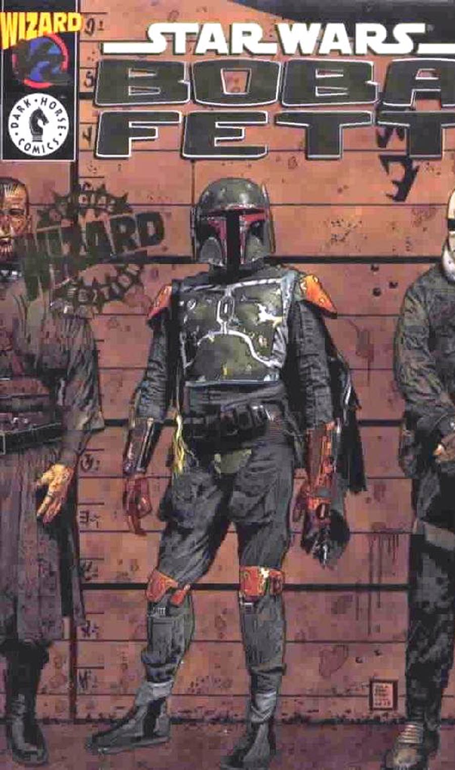 Star Wars Boba Fett Wizard #1/2 Cover D Wizard Gold Foil Edition Without Certificate