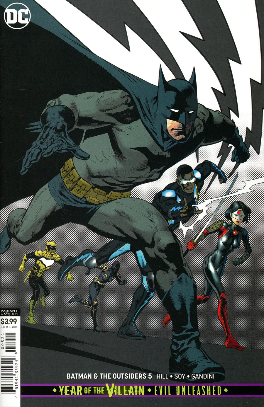 Batman And The Outsiders Vol 3 #5 Cover B Variant Kevin Nowlan Cover (Year Of The Villain Evil Unleashed Tie-In)