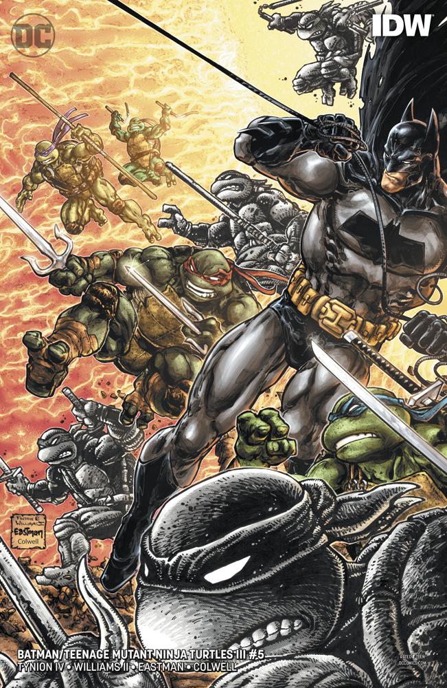 Batman Teenage Mutant Ninja Turtles III #5 Cover B Variant Freddie E Williams II & Kevin Eastman Cover