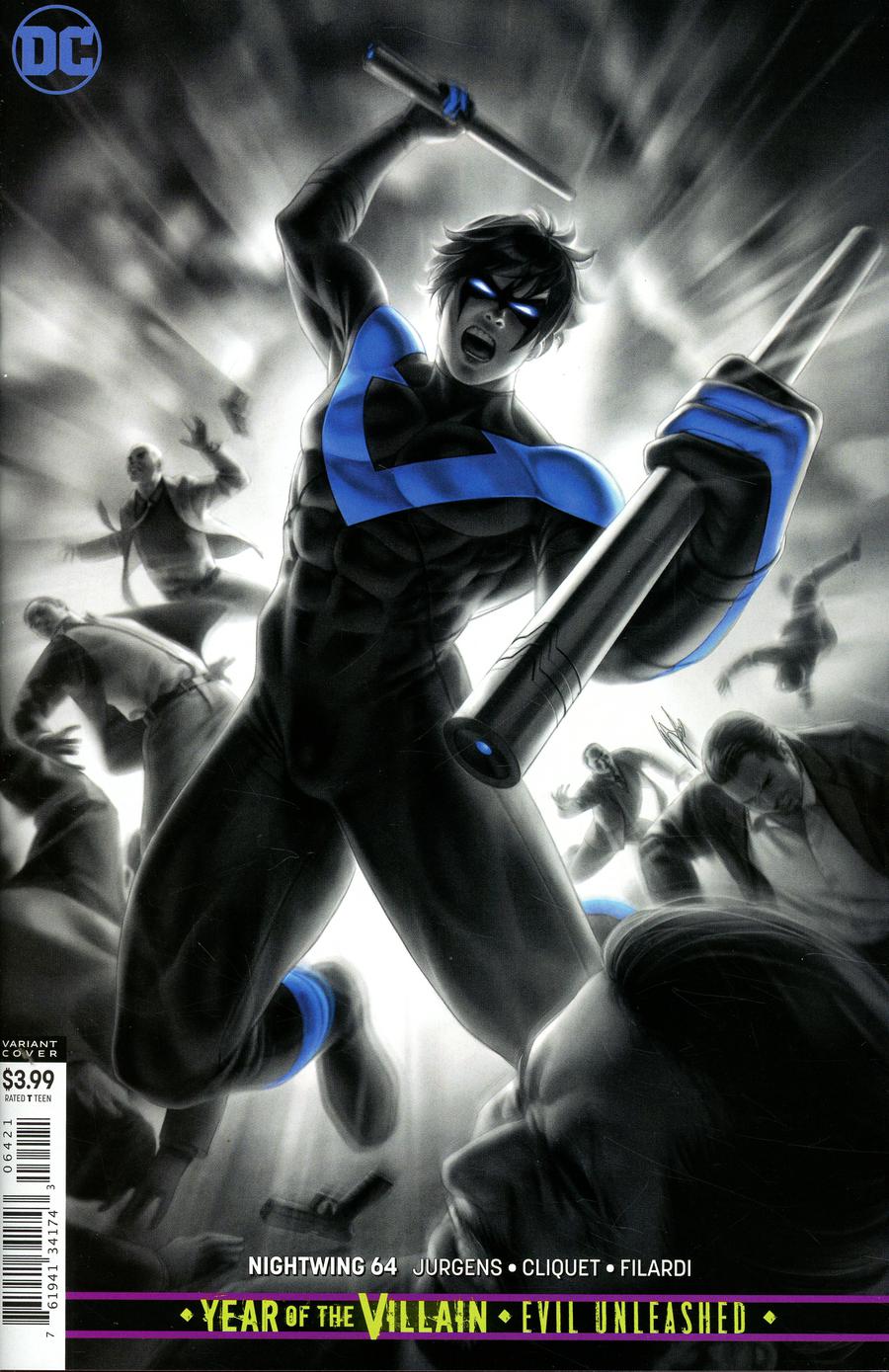 Nightwing Vol 4 #64 Cover B Variant Warren Louw Cover (Year Of The Villain Evil Unleashed Tie-In)