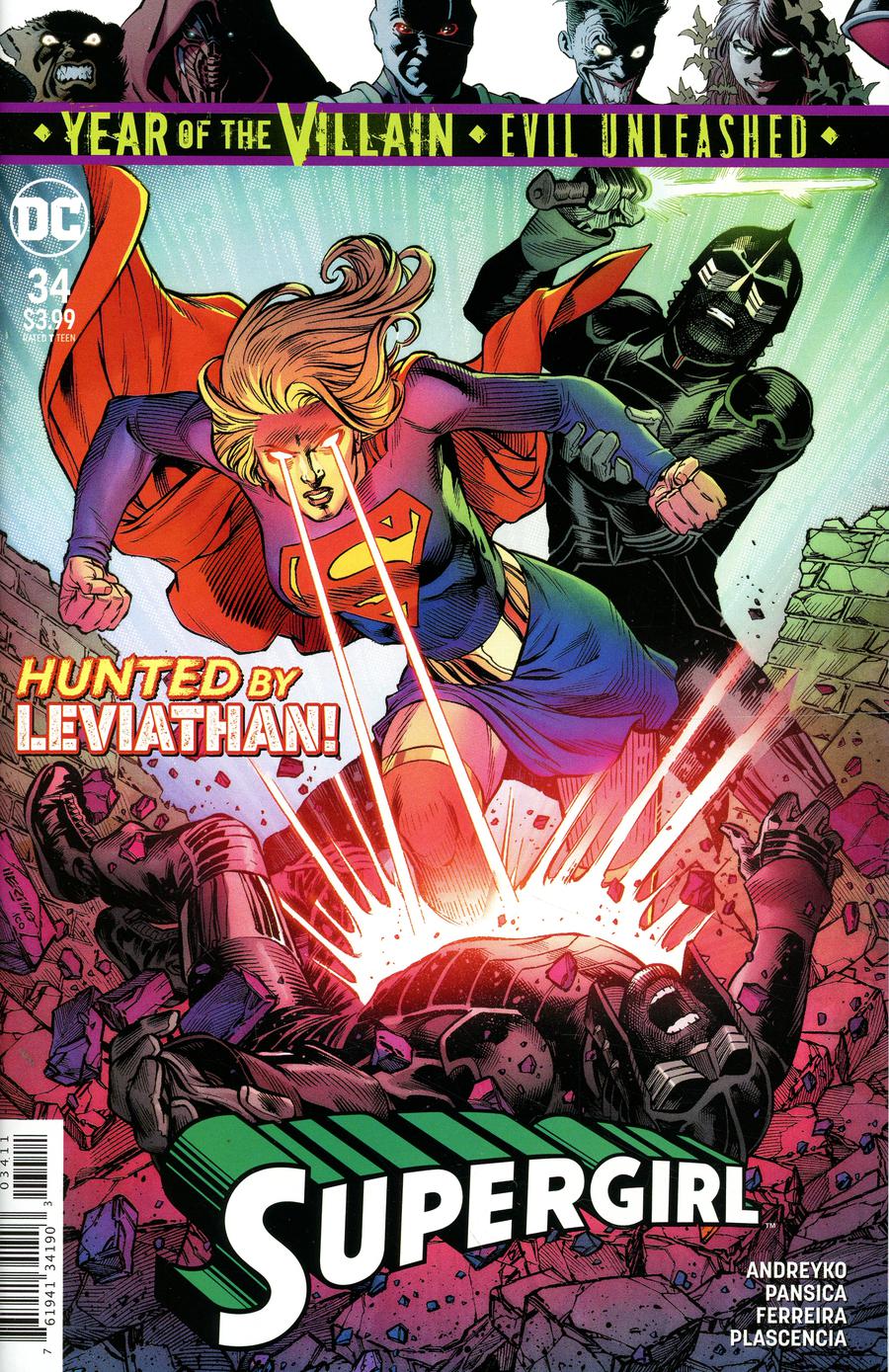 Supergirl Vol 7 #34 Cover A Regular Jesus Merino Cover (Year Of The Villain Evil Unleashed Tie-In)