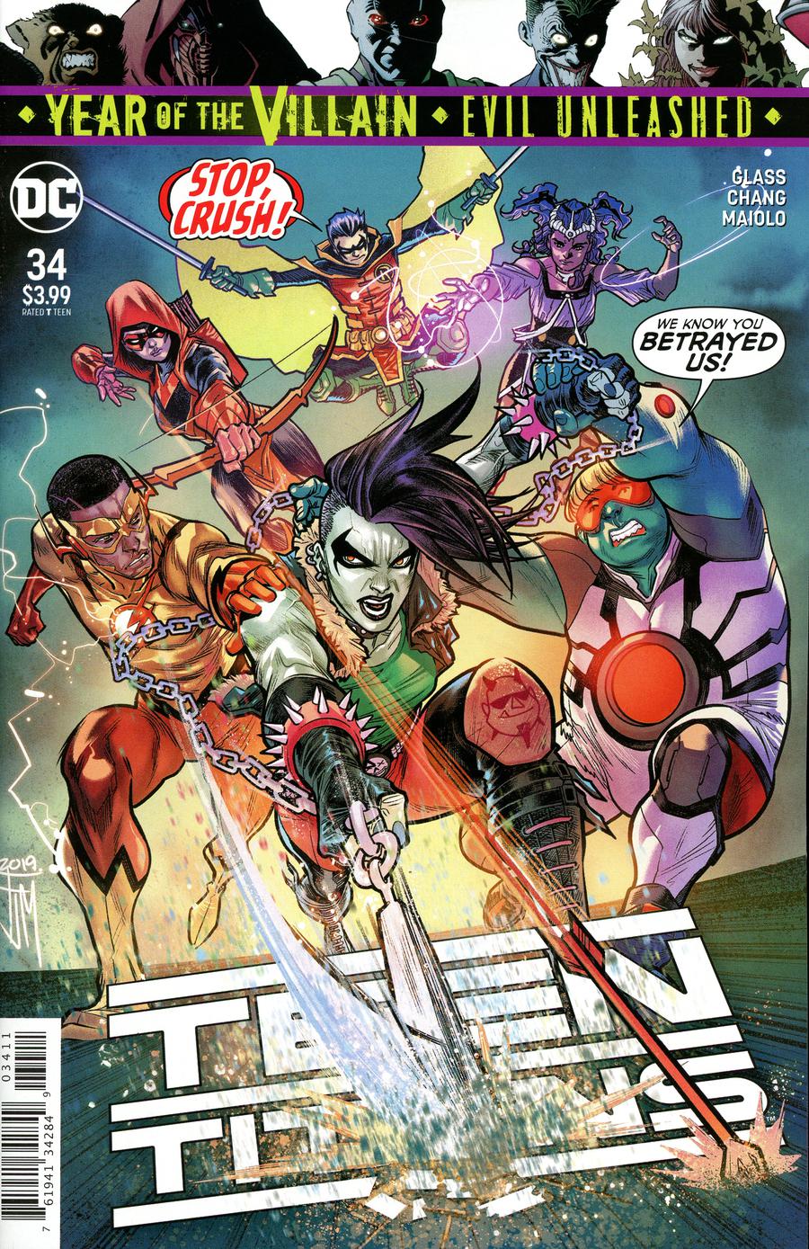 Teen Titans Vol 6 #34 Cover A Regular Francis Manapul Cover (Year Of The Villain Evil Unleashed Tie-In)