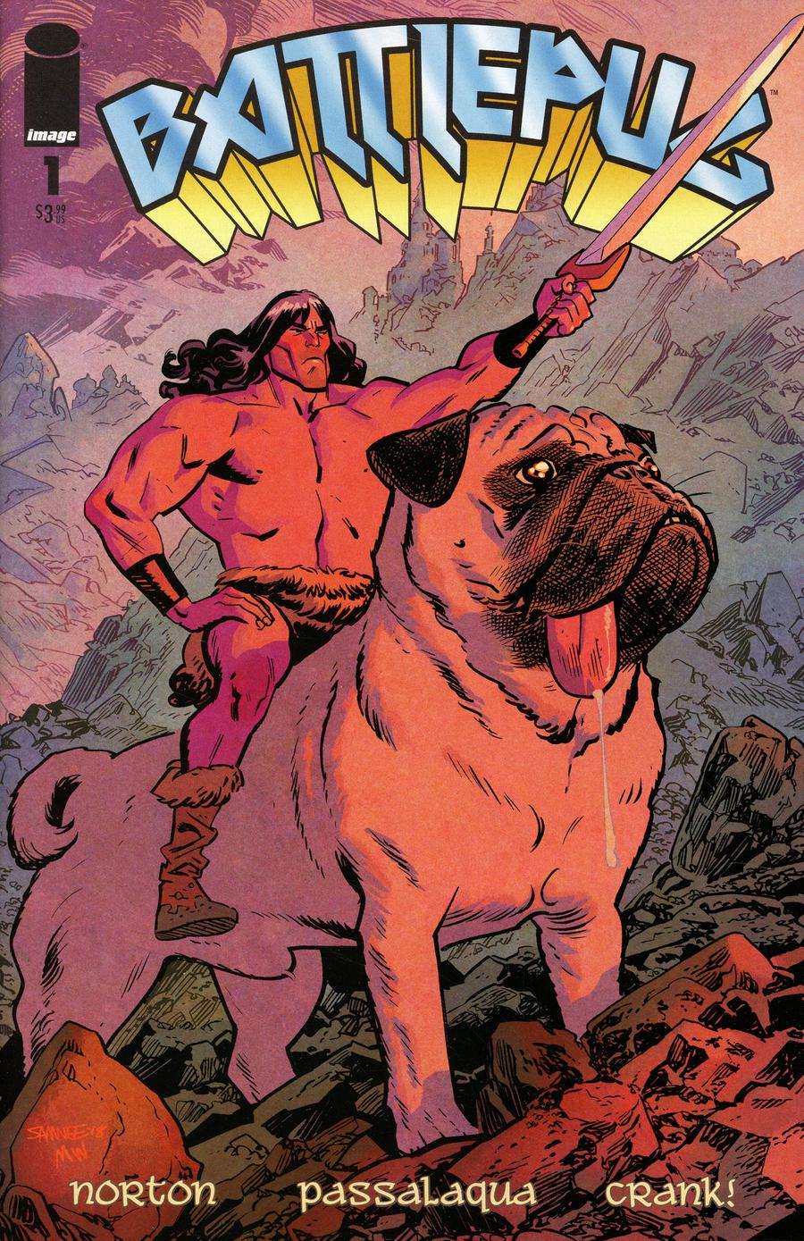 Battlepug #1 Cover B Variant Chris Samnee & Matt Wilson Cover