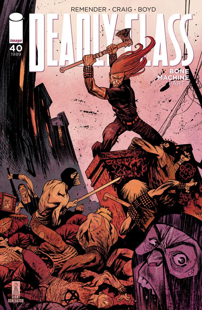Deadly Class #40 Cover B Variant James Harren Cover