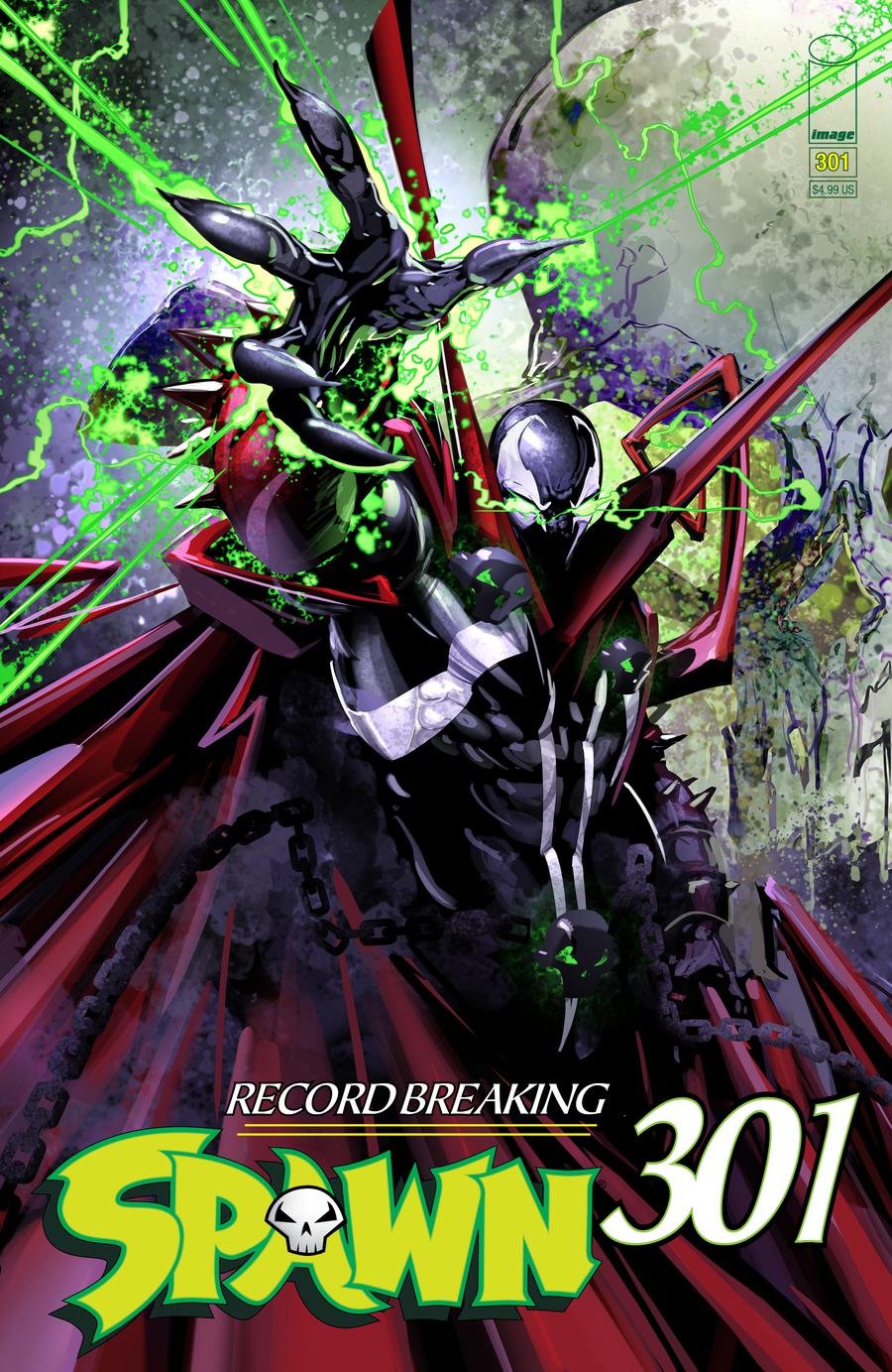 Spawn #301 Cover E Variant Clayton Crain Cover